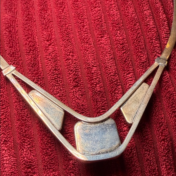 Jay King Turquoise & Sterling Silver Collar Necklace - Picture 5 of 9